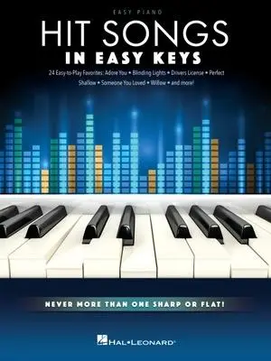 Cover: 840126988888 | Hit Songs - In Easy Keys: Easy Piano Songbook with Never More Than...