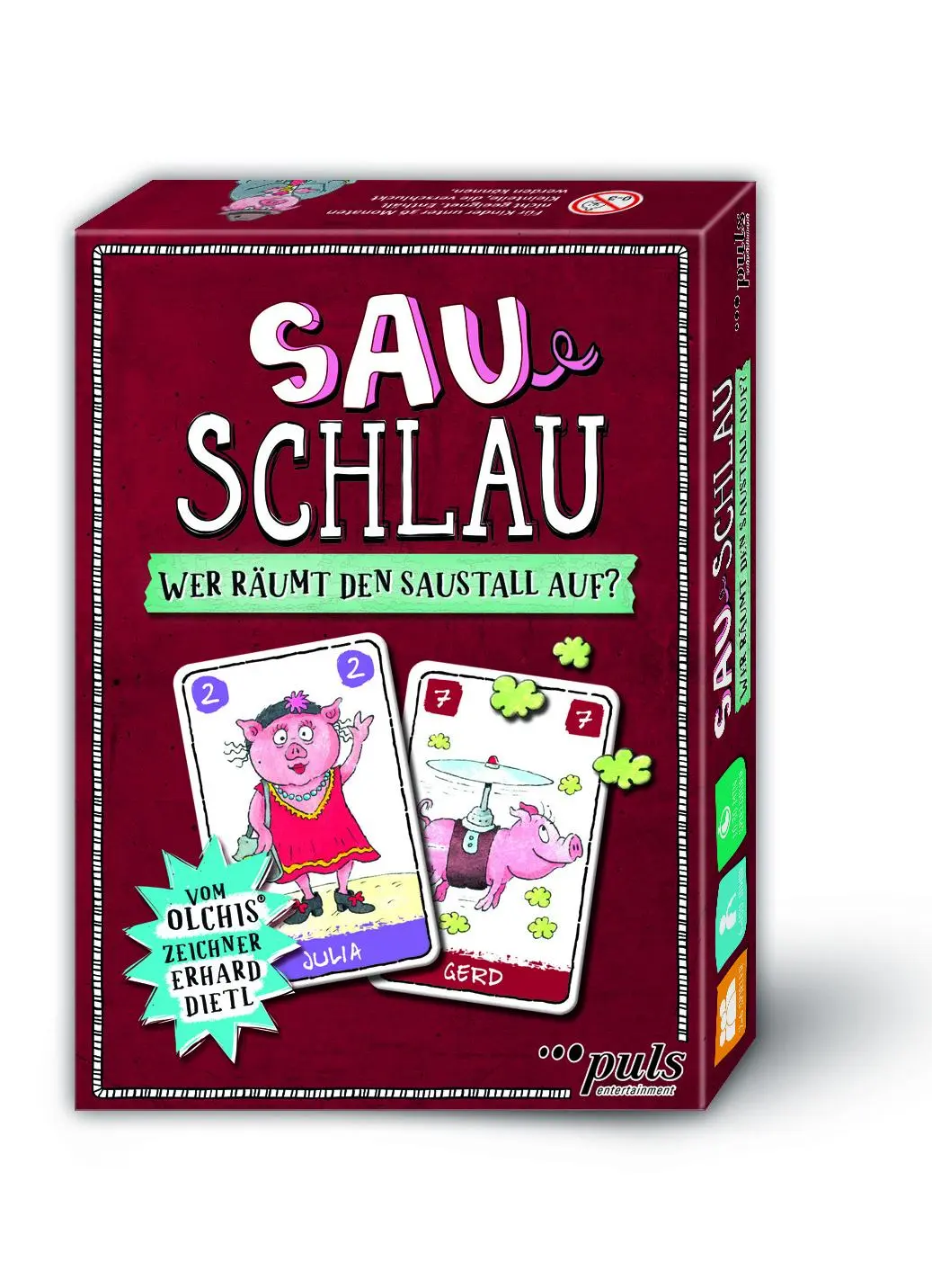 Cover: 4031288888888 | SauSchlau | Erhard Dietl (u. a.) | Spiel | Brettspiel | 88888 | 2020