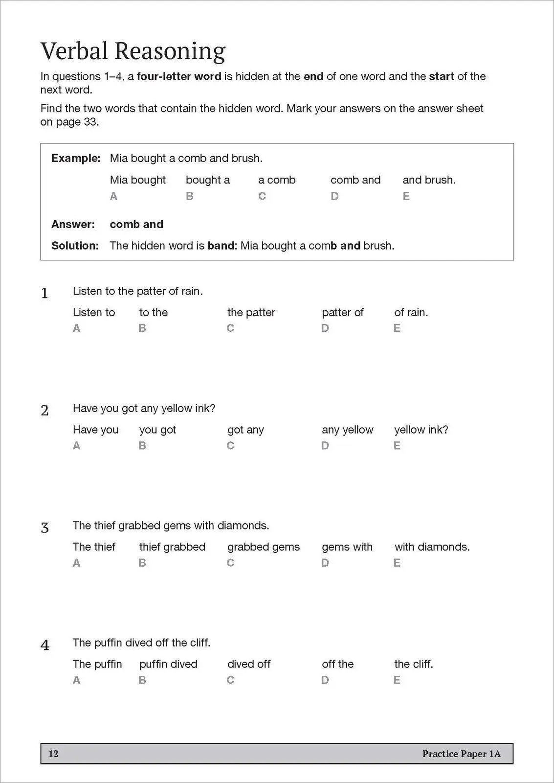 Bild: 9780702308888 | 11+ Practice Papers for the GL Assessment Ages 10-11 - Book 1 | Buch