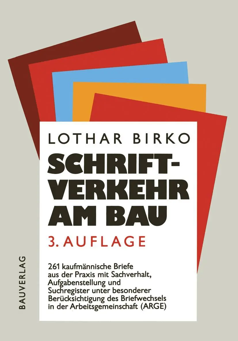Cover: 9783322848888 | Schriftverkehr am Bau | Lothar Birko | Taschenbuch | 293 S. | Deutsch