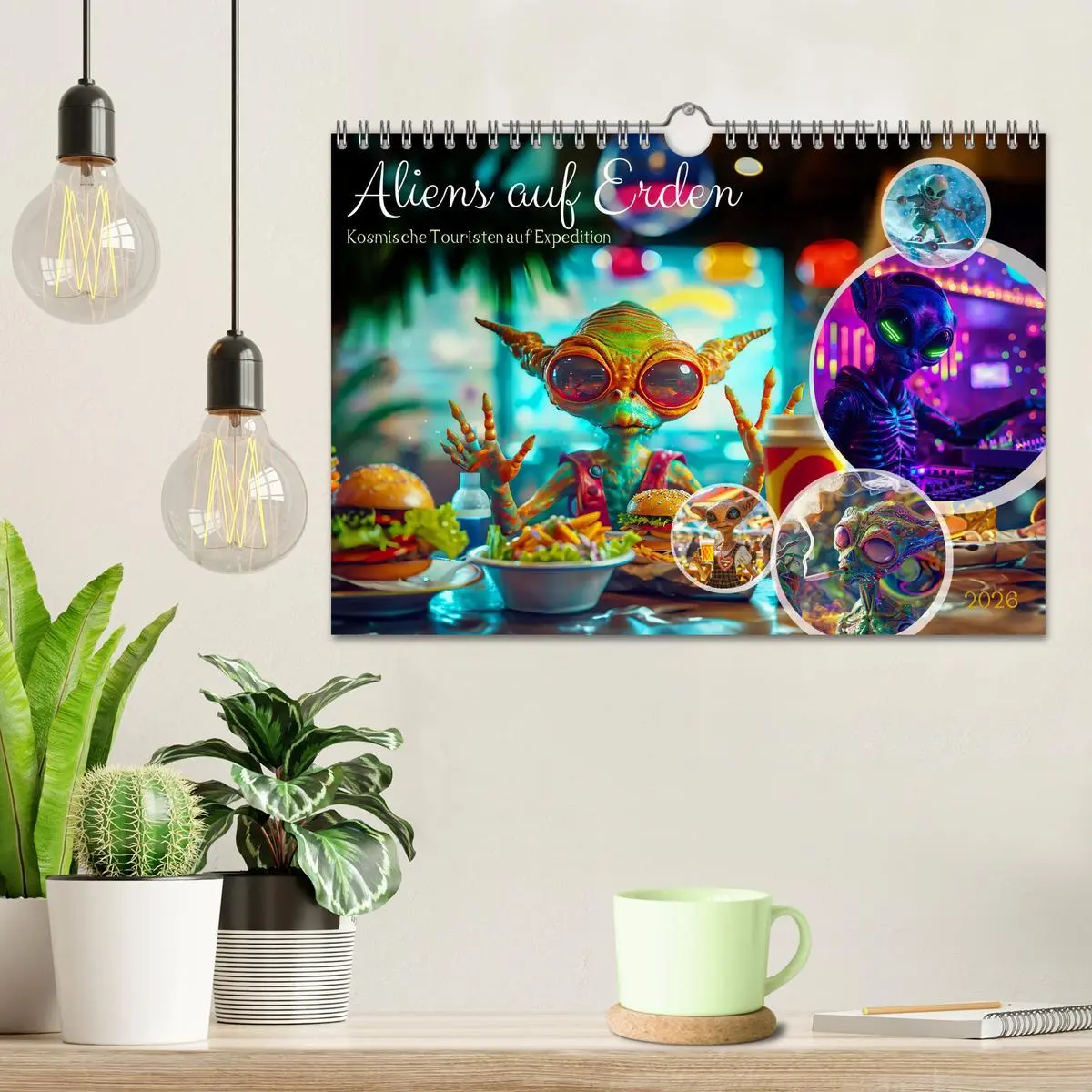 Bild: 9783457348888 | Aliens auf Erden - Kosmische Touristen auf Expedition (Wandkalender...