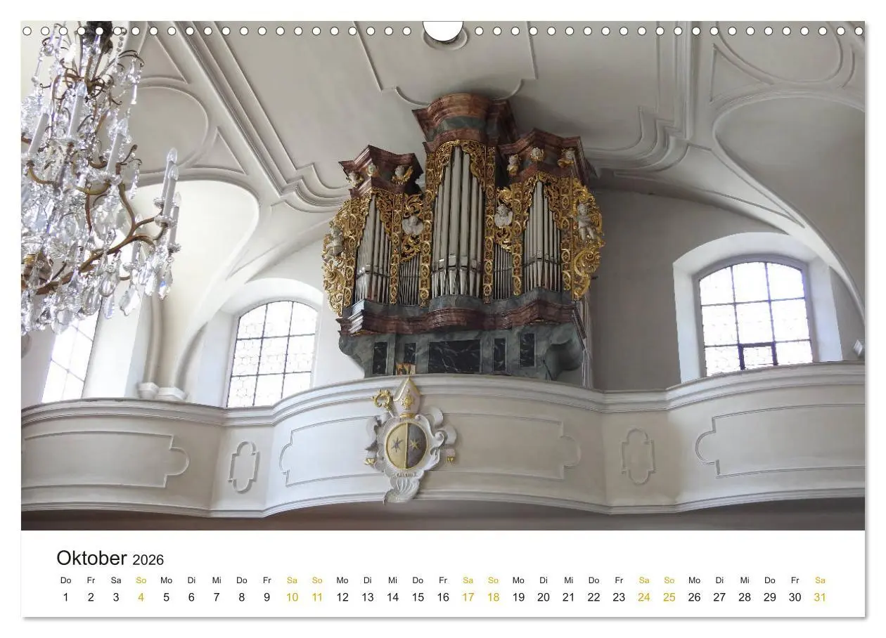 Bild: 9783457728888 | Fantastische Welt der Orgeln (Wandkalender 2026 DIN A3 quer),...