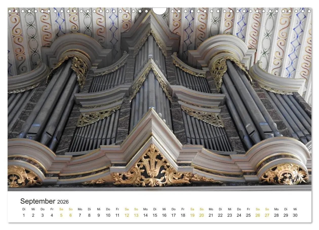 Bild: 9783457728888 | Fantastische Welt der Orgeln (Wandkalender 2026 DIN A3 quer),...
