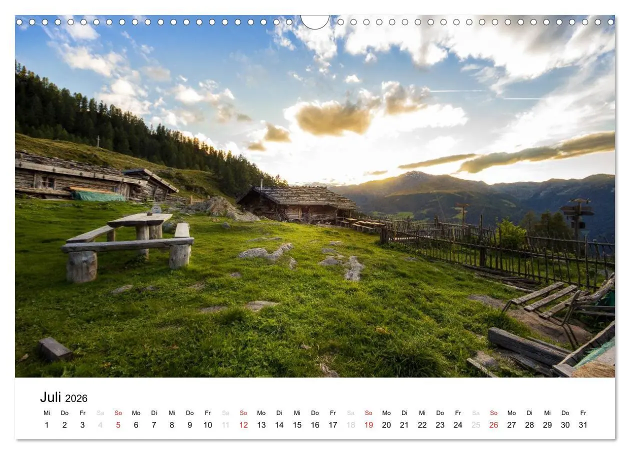 Bild: 9783457968888 | Almen im Ultental (Wandkalender 2026 DIN A3 quer), CALVENDO...