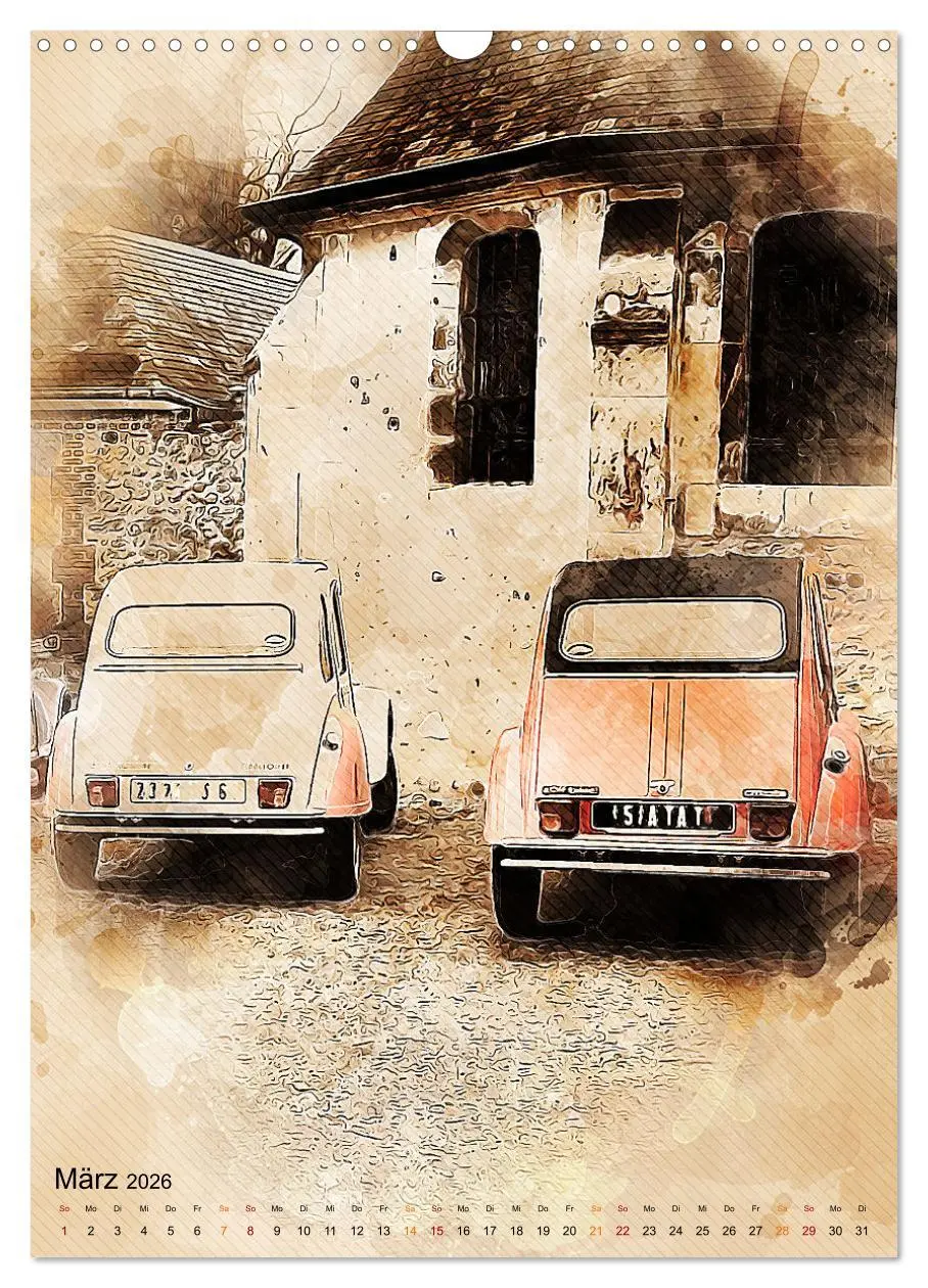 Bild: 9783516368888 | Die Ente - Automobil Legende (Wandkalender 2026 DIN A3 hoch),...