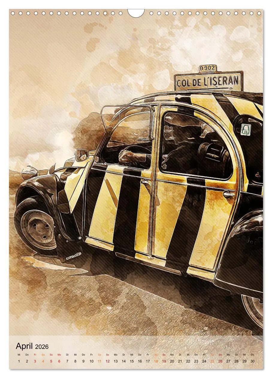 Bild: 9783516368888 | Die Ente - Automobil Legende (Wandkalender 2026 DIN A3 hoch),...