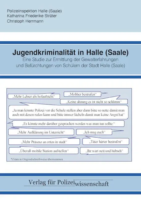 Cover: 9783866768888 | Jugendkriminalität in Halle (Saale) | Christoph Herrmann (u. a.)