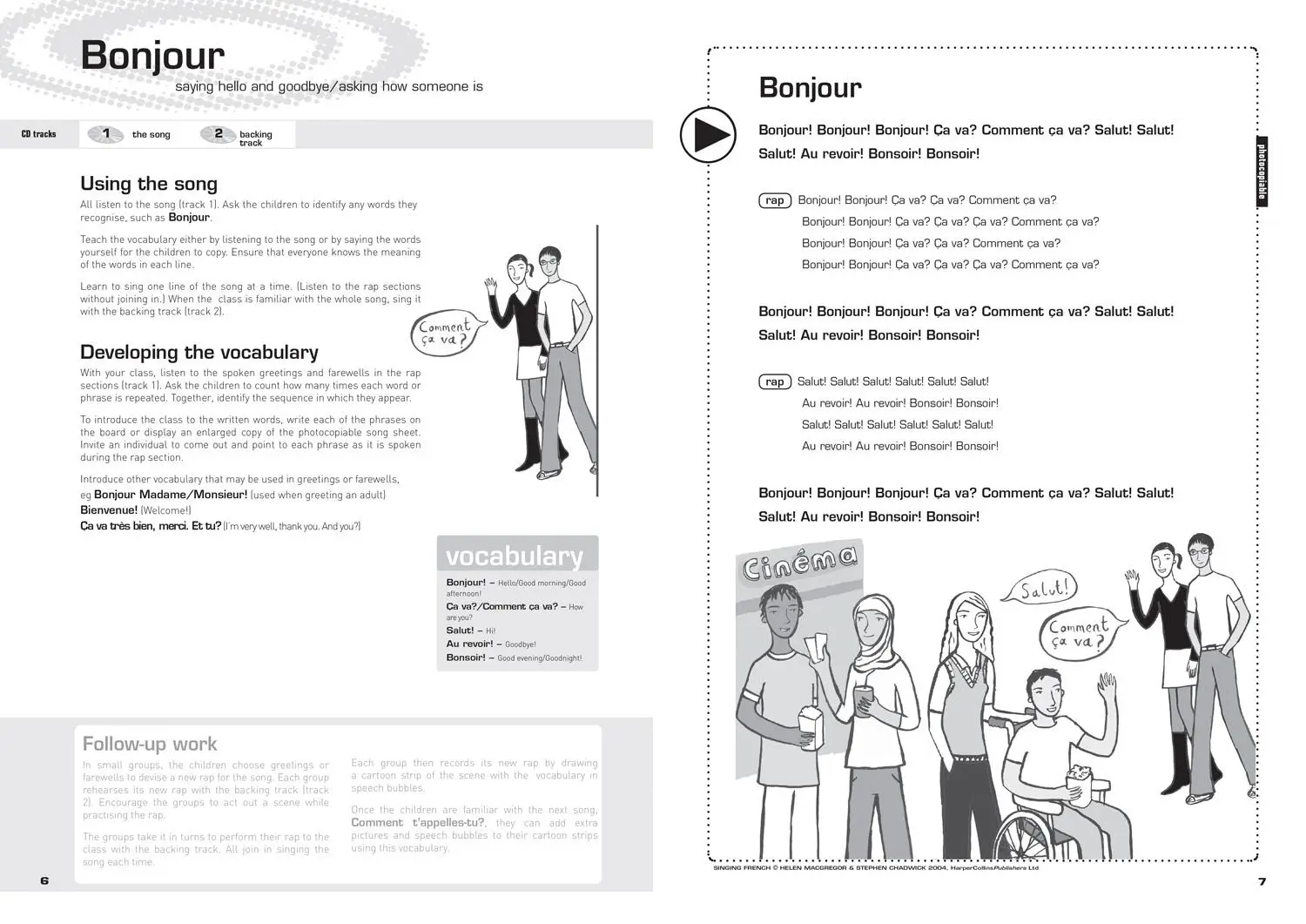 Bild: 9780713668988 | Singing French (Book + CD) | Stephen Chadwick (u. a.) | Taschenbuch