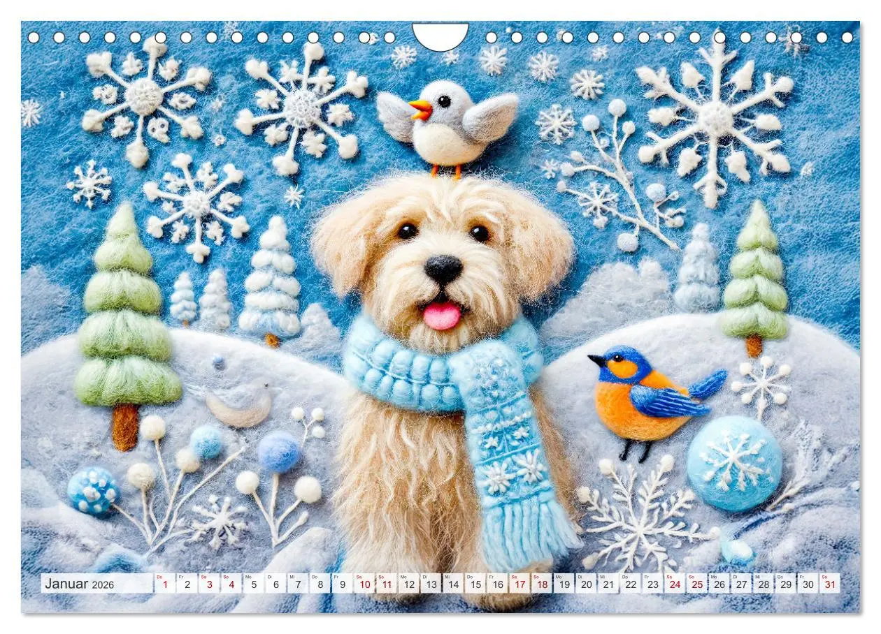 Bild: 9783457268988 | Niedliche Filzhunde - Liebevolle Ideen aus Filz und Wolle...
