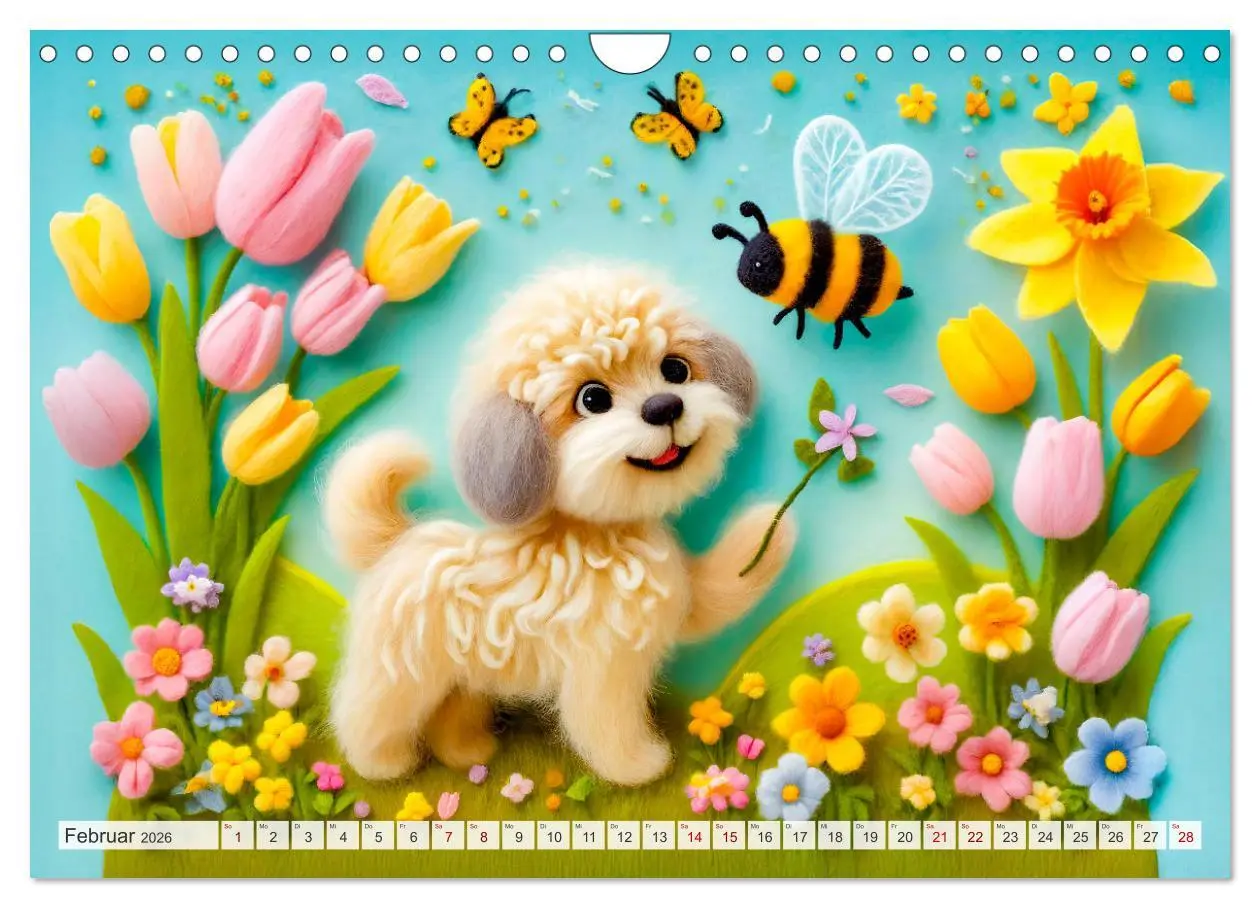 Bild: 9783457268988 | Niedliche Filzhunde - Liebevolle Ideen aus Filz und Wolle...