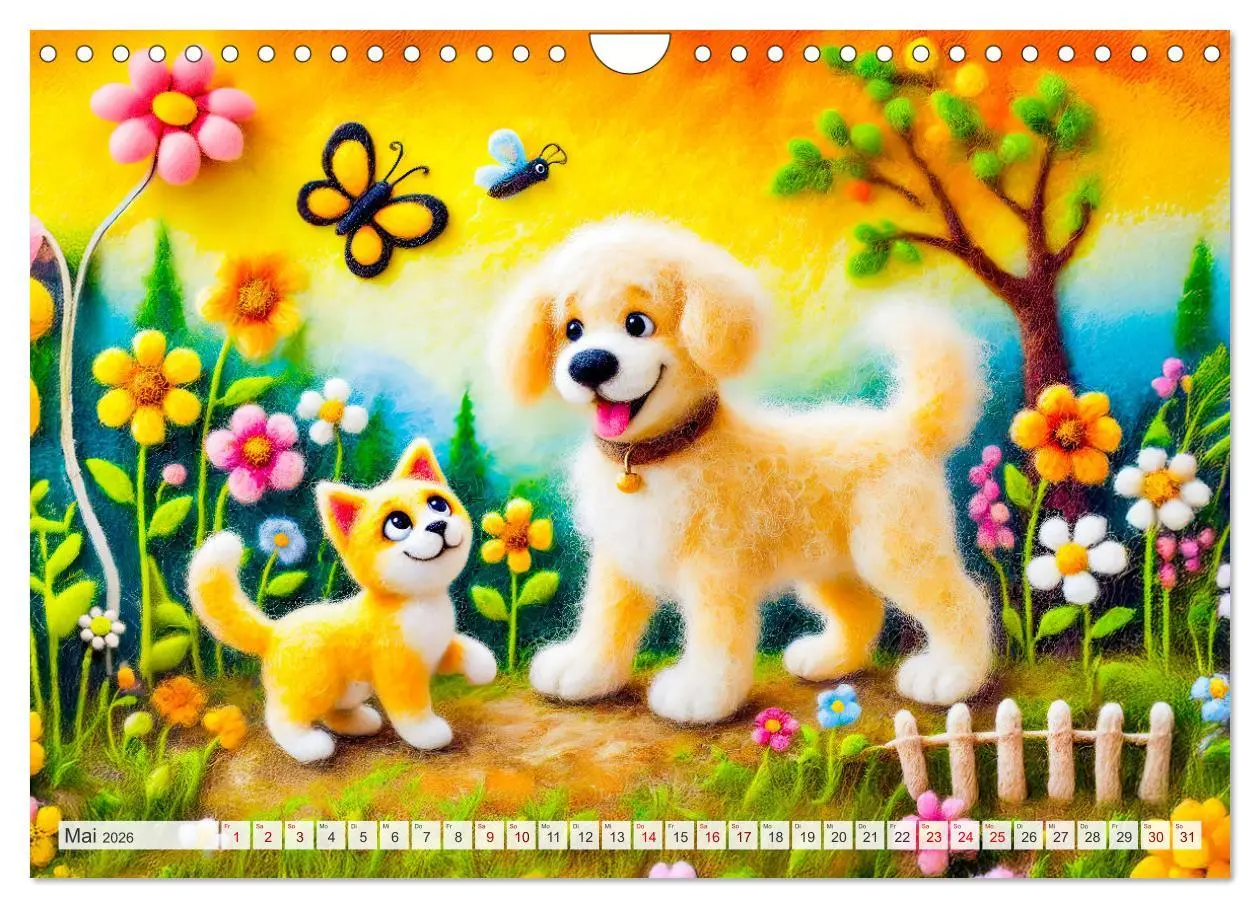 Bild: 9783457268988 | Niedliche Filzhunde - Liebevolle Ideen aus Filz und Wolle...