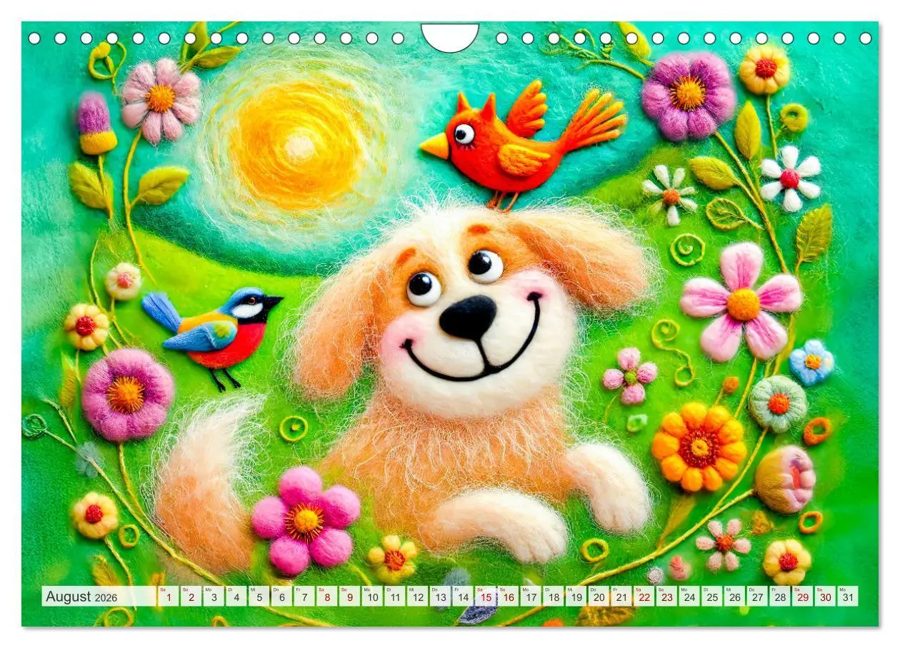 Bild: 9783457268988 | Niedliche Filzhunde - Liebevolle Ideen aus Filz und Wolle...