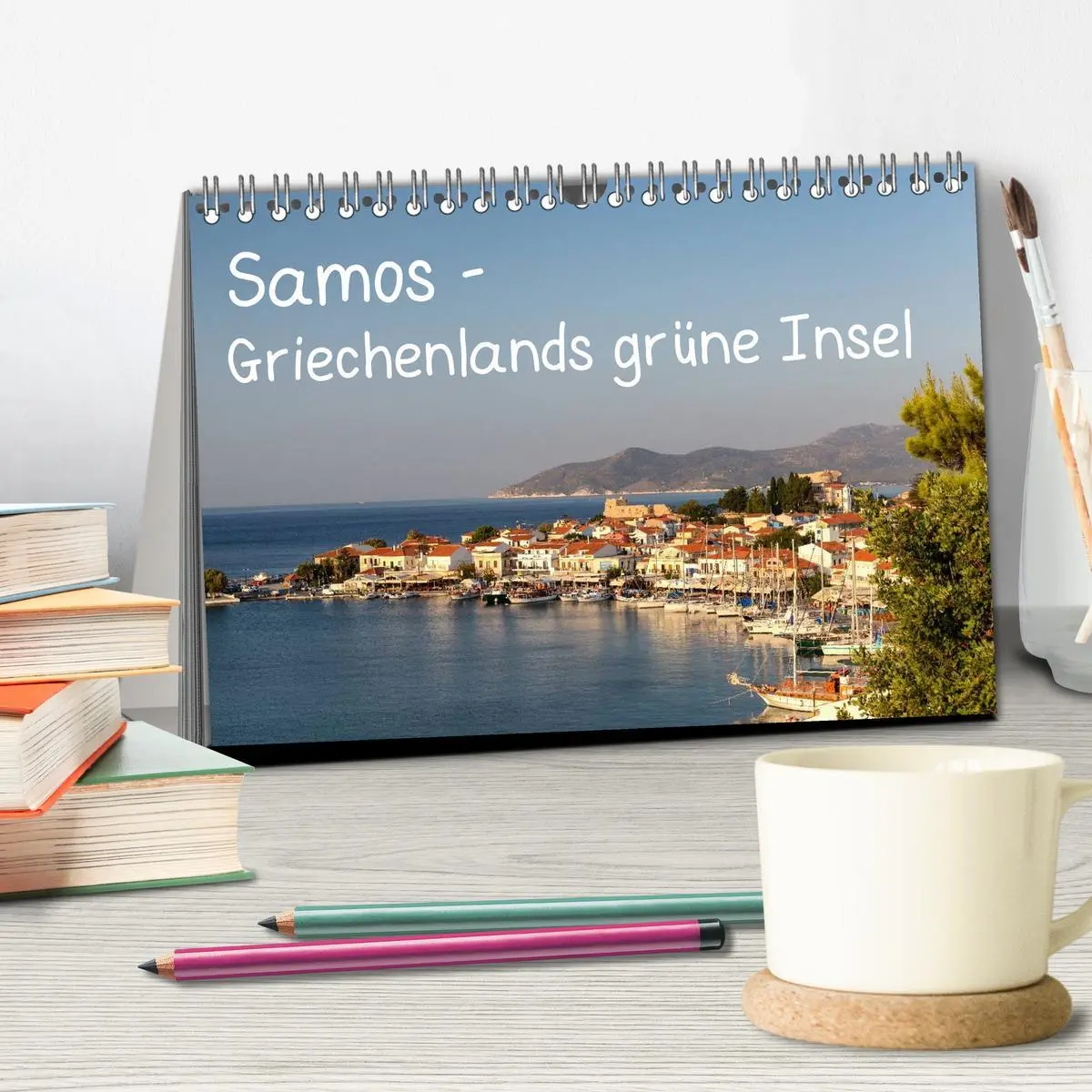 Bild: 9783516118988 | Samos - Griechenlands grüne Insel (Tischkalender 2026 DIN A5 quer),...