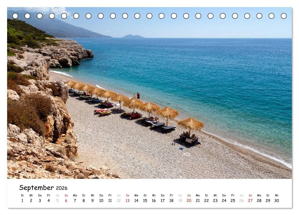 Bild: 9783516118988 | Samos - Griechenlands grüne Insel (Tischkalender 2026 DIN A5 quer),...