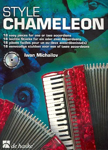 Cover: 9789043128988 | Style Chameleon | 18 easy pieces for one or two accordions | Michailov