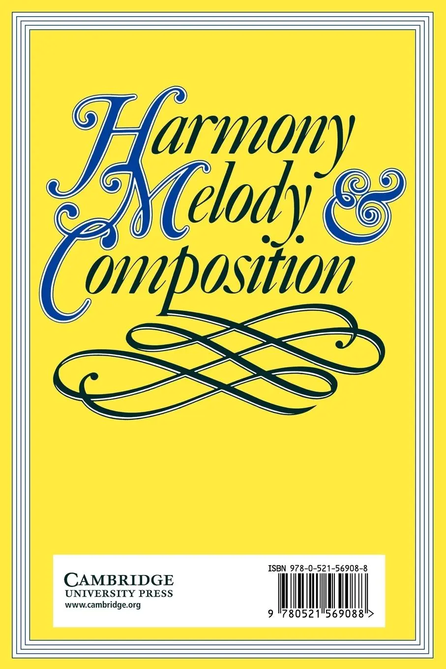 Rückseite: 9780521569088 | Harmony, Melody and Composition | Paul Sturman | Taschenbuch | 1983