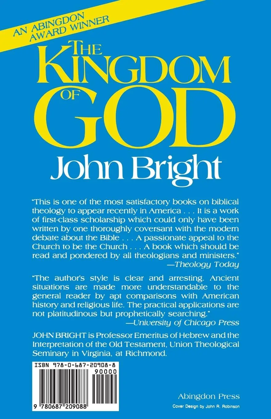 Rückseite: 9780687209088 | The Kingdom of God | John Bright | Taschenbuch | Englisch | 1980