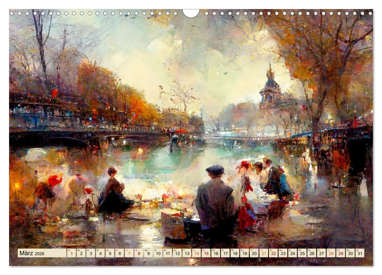 Bild: 9783457539088 | Paris - impressionistische Eindrücke (Wandkalender 2026 DIN A3...