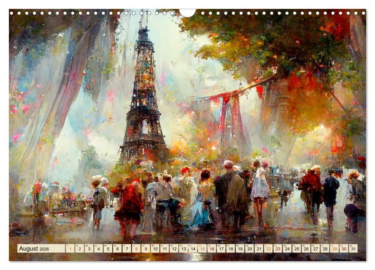 Bild: 9783457539088 | Paris - impressionistische Eindrücke (Wandkalender 2026 DIN A3...