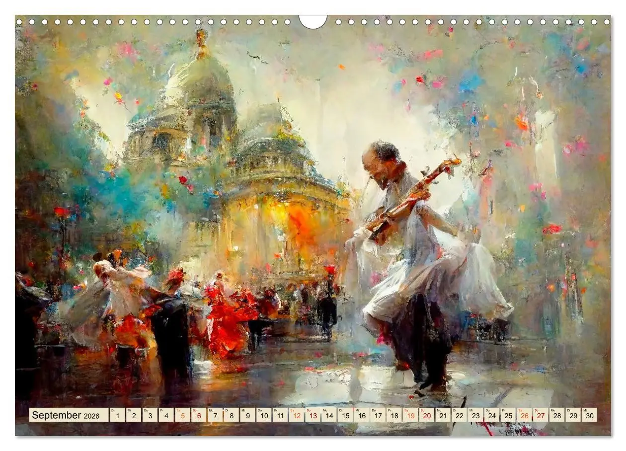 Bild: 9783457539088 | Paris - impressionistische Eindrücke (Wandkalender 2026 DIN A3...