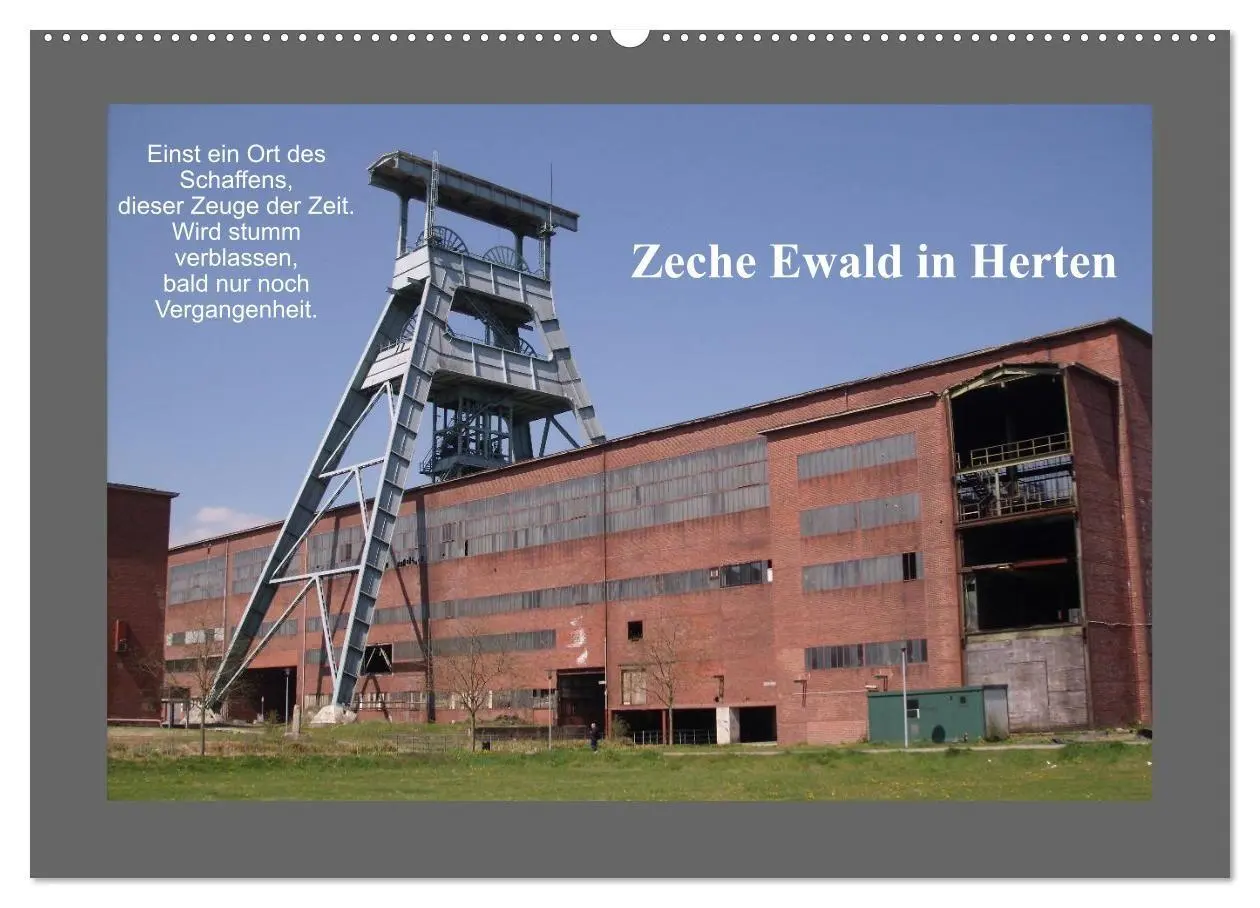 Cover: 9783594229088 | Zeche Ewald in Herten (Wandkalender 2027 DIN A2 quer), CALVENDO...