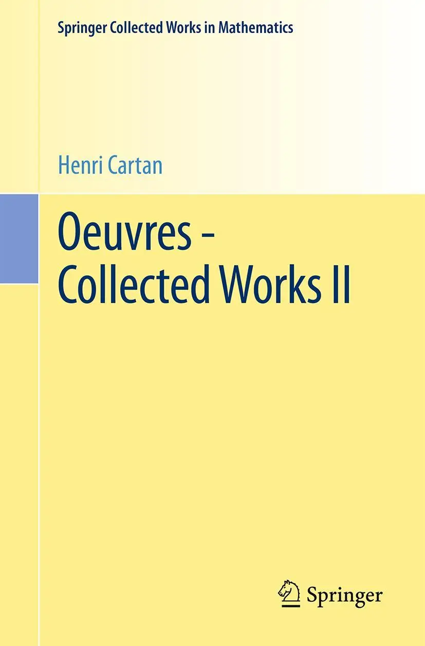 Cover: 9783662469088 | Oeuvres - Collected Works II | Henri Cartan | Taschenbuch | xxx | 2015