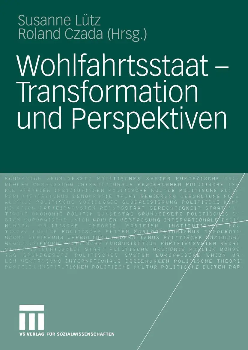 Cover: 9783810039088 | Wohlfahrtsstaat - Transformation und Perspektiven | Czada (u. a.)
