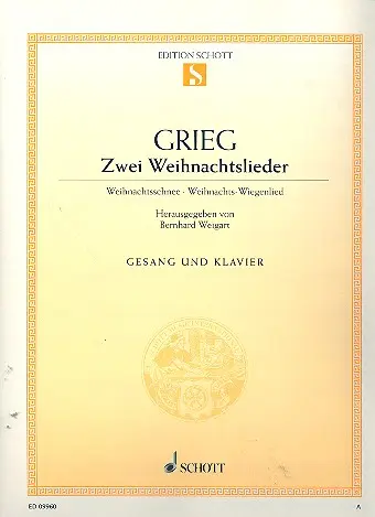 Cover: 9790001189088 | 2 Weihnachtslieder op. 49/5 | Weihnachtsschnee - Weihnachts-Wiegenlied