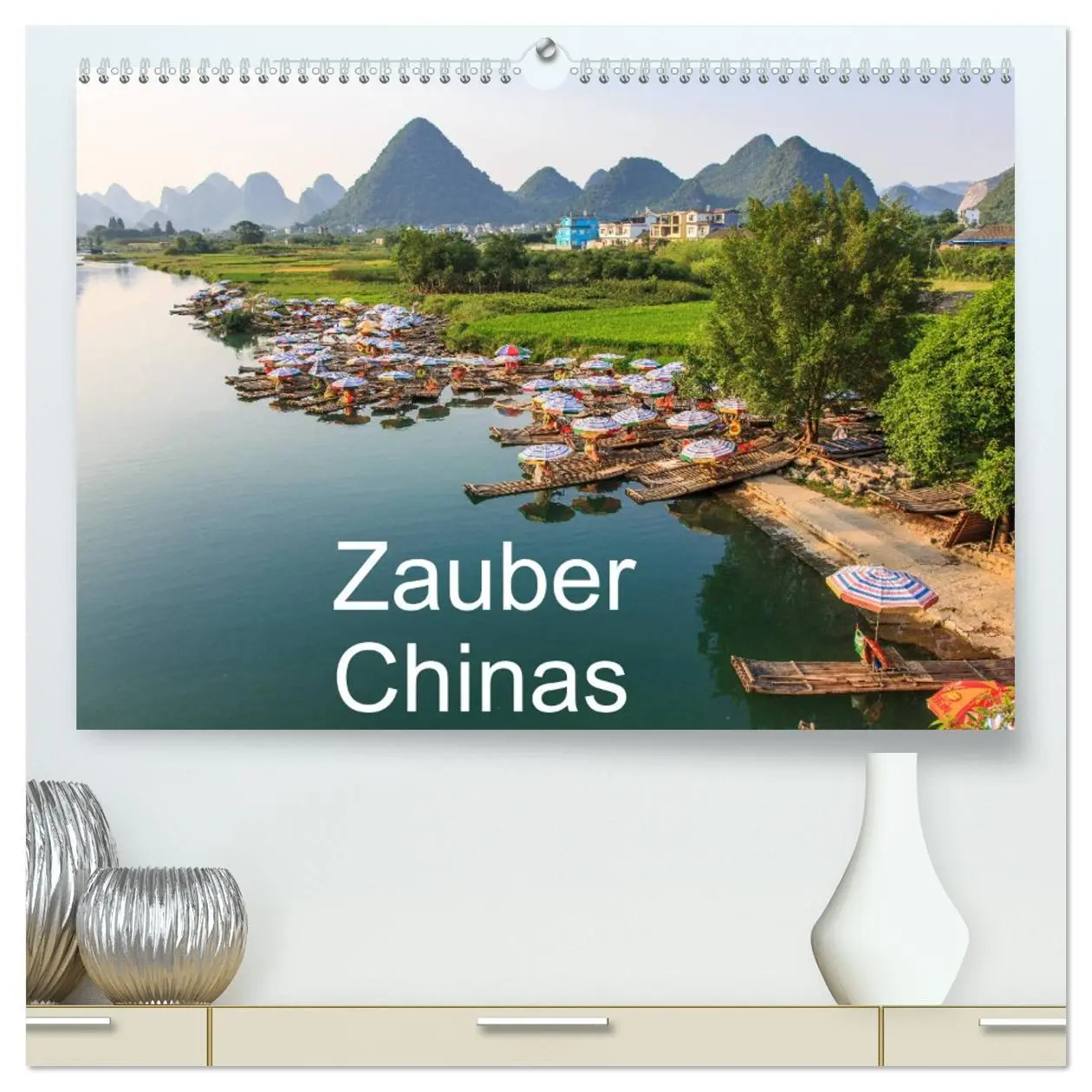 Cover: 9783457699188 | Zauber Chinas (hochwertiger Premium Wandkalender 2026 DIN A2 quer),...