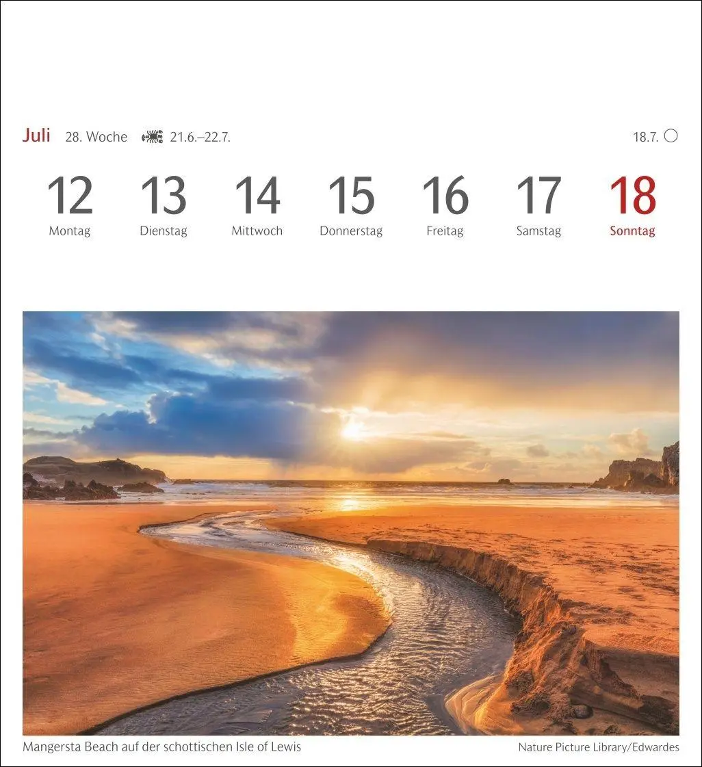 Bild: 9783840039188 | Farben der Natur Postkartenkalender 2027 - Wochenkalender mit 53...