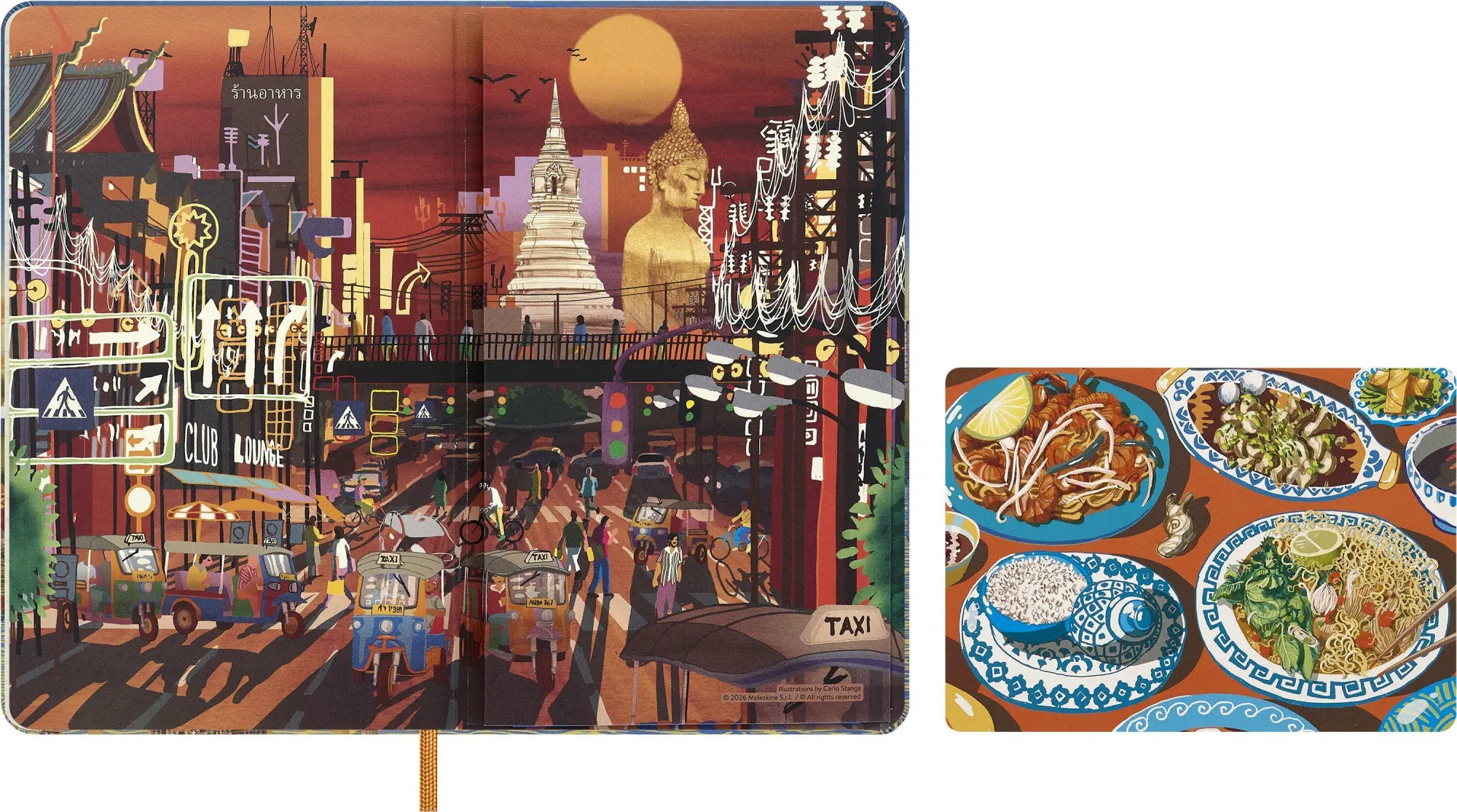 Bild: 8056999279288 | Moleskine I AM the city Bangkok Notizbuch limitierte Ausgabe, L/A5,...