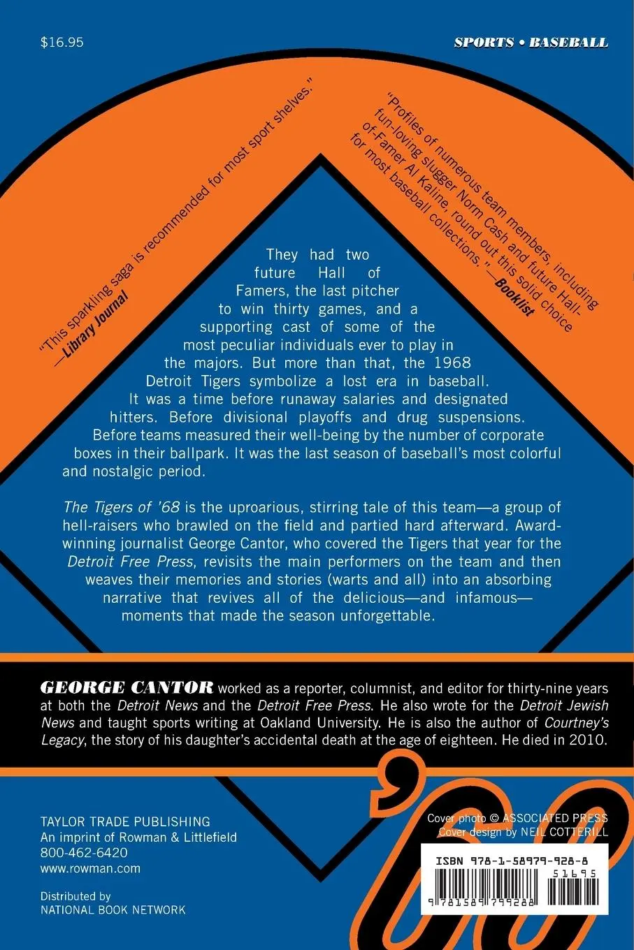 Rückseite: 9781589799288 | The Tigers of '68 | Baseball's Last Real Champions | George Cantor