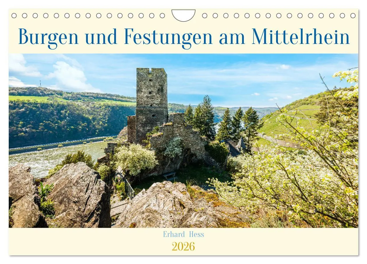 Cover: 9783457999288 | Burgen und Festungen am Mittelrhein (Wandkalender 2026 DIN A4...