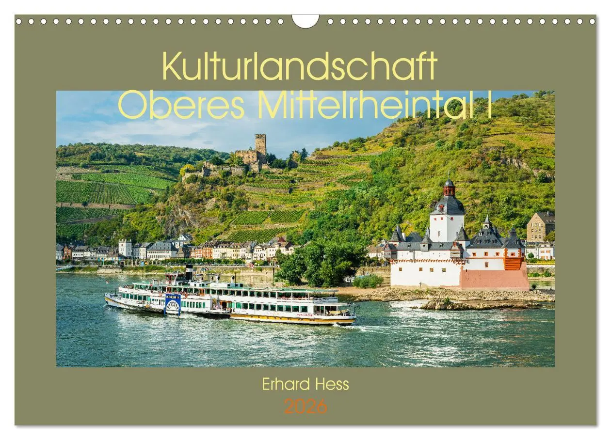 Cover: 9783516159288 | Kulturlandschaft Oberes Mittelrheintal I (Wandkalender 2026 DIN A3...