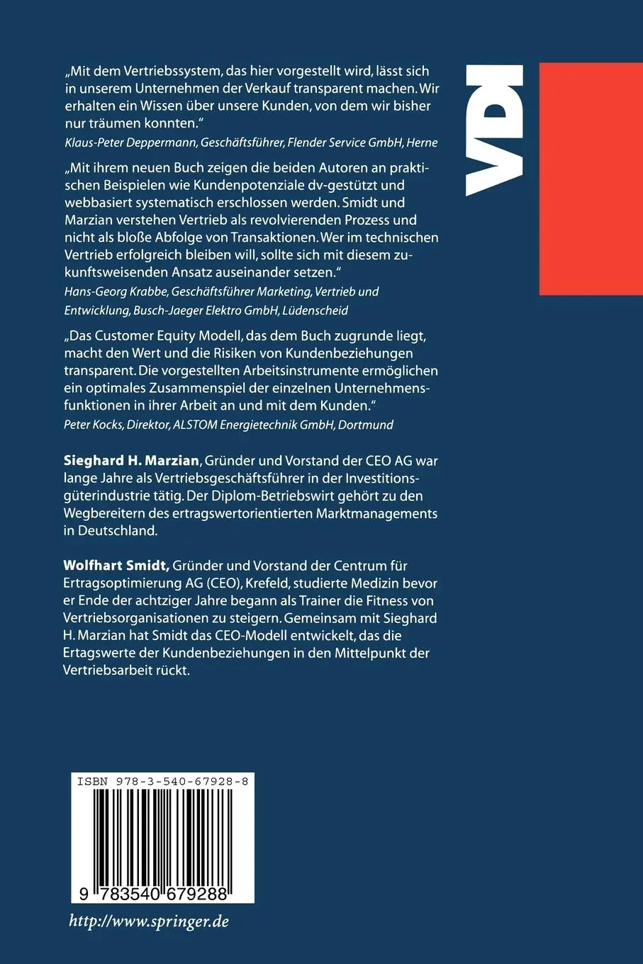 Rückseite: 9783540679288 | Vom Vertriebsingenieur zum Market-Ing. | Kunden gewinnen mit System