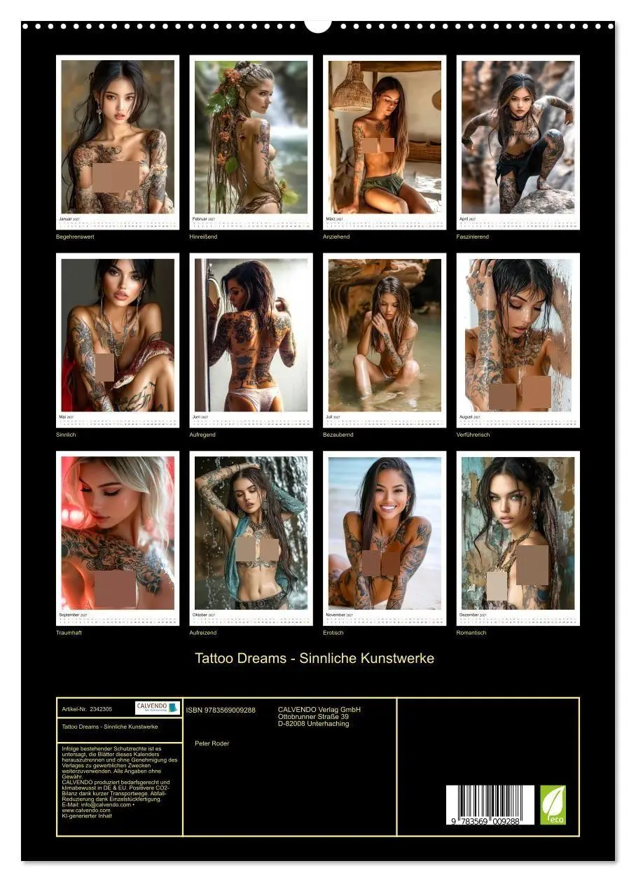 Bild: 9783569009288 | Tattoo Dreams - Sinnliche Kunstwerke (hochwertiger Premium...