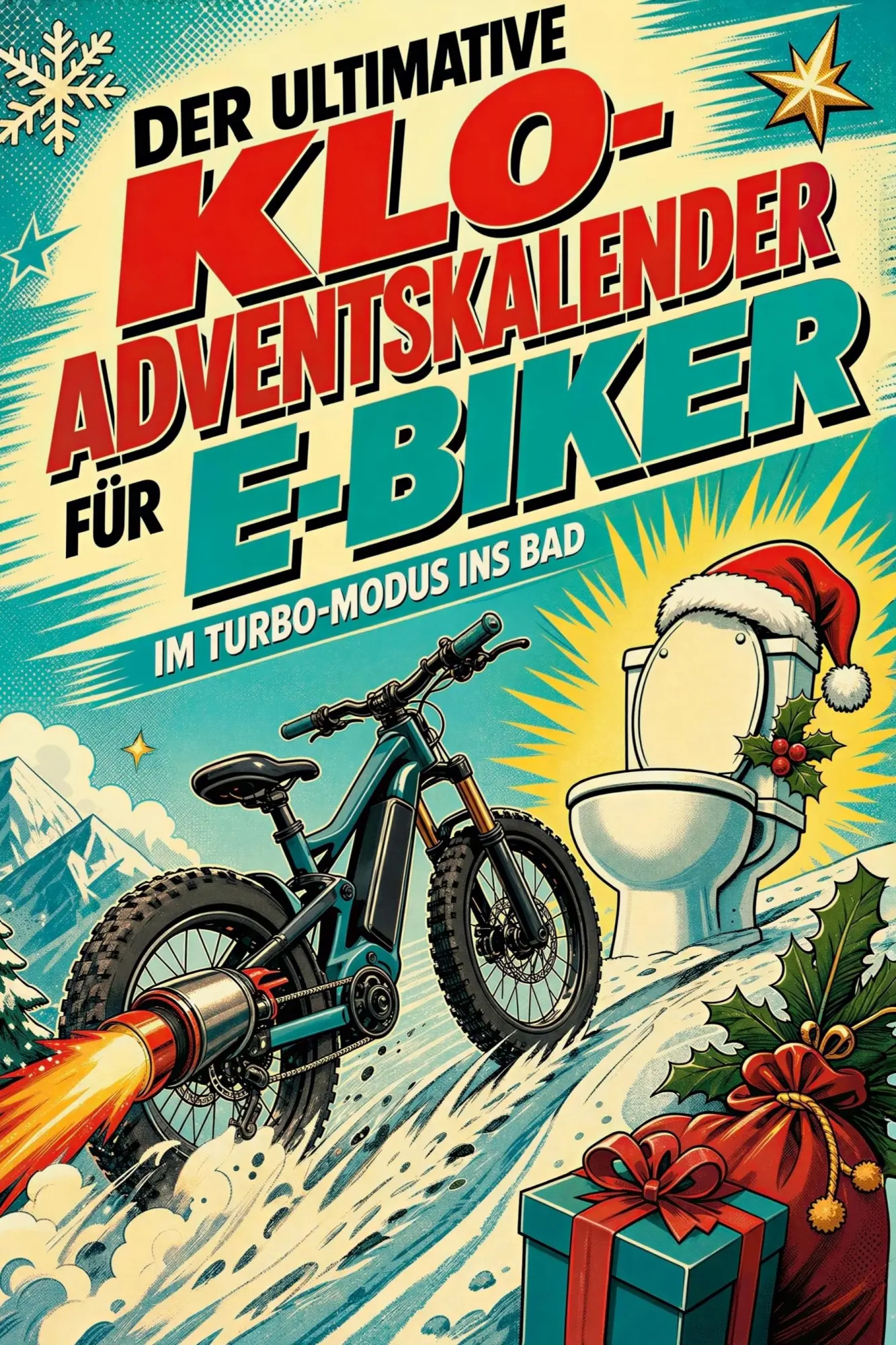 Cover: 9783696109288 | Der ultimative Klo-Adventskalender für E-Biker | Julia Krüger | Buch