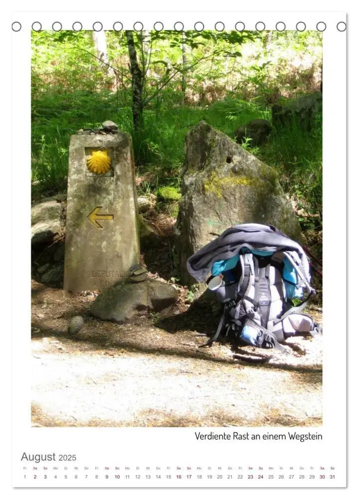 Bild: 9783435899388 | Buen Camino - Unterwegs auf dem Jakobsweg (Tischkalender 2025 DIN...