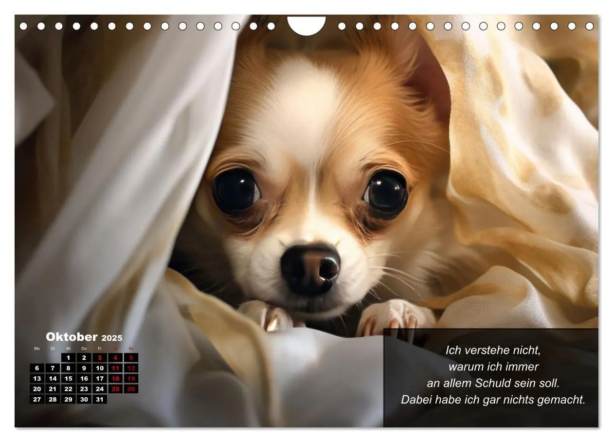 Bild: 9783457129388 | Lustige Chihuahua-Momente (Wandkalender 2025 DIN A4 quer), CALVENDO...