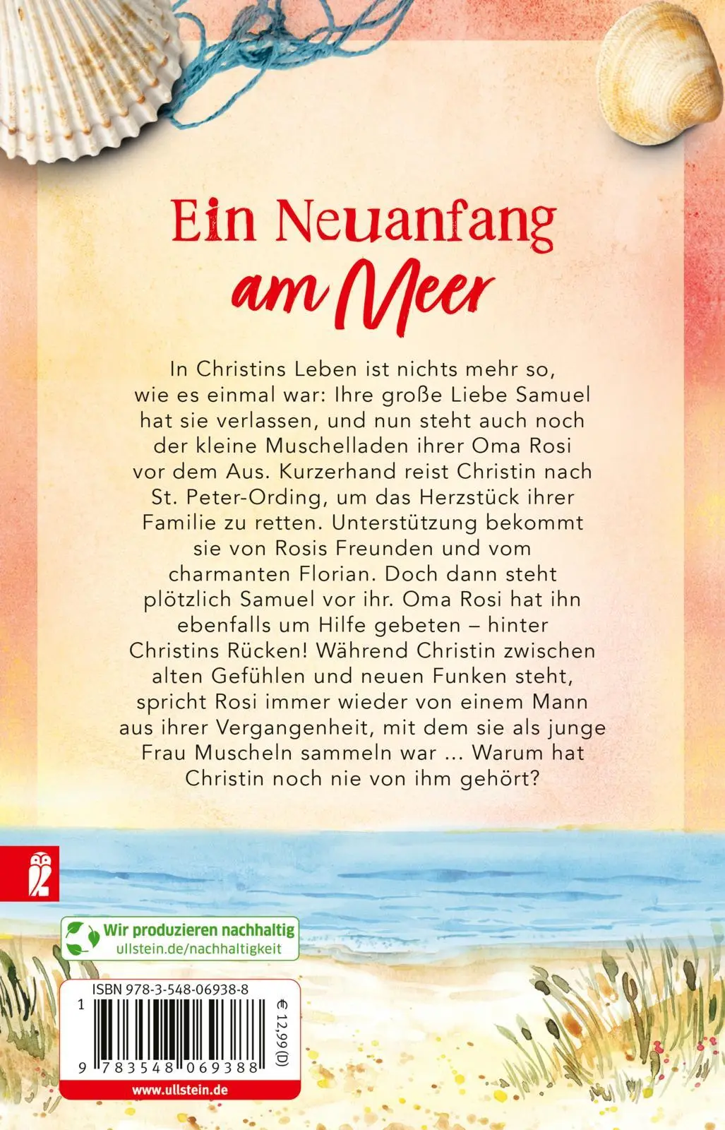 Rückseite: 9783548069388 | Muschelglück und Meeresrauschen | Leonie Zenk | Taschenbuch | 384 S.