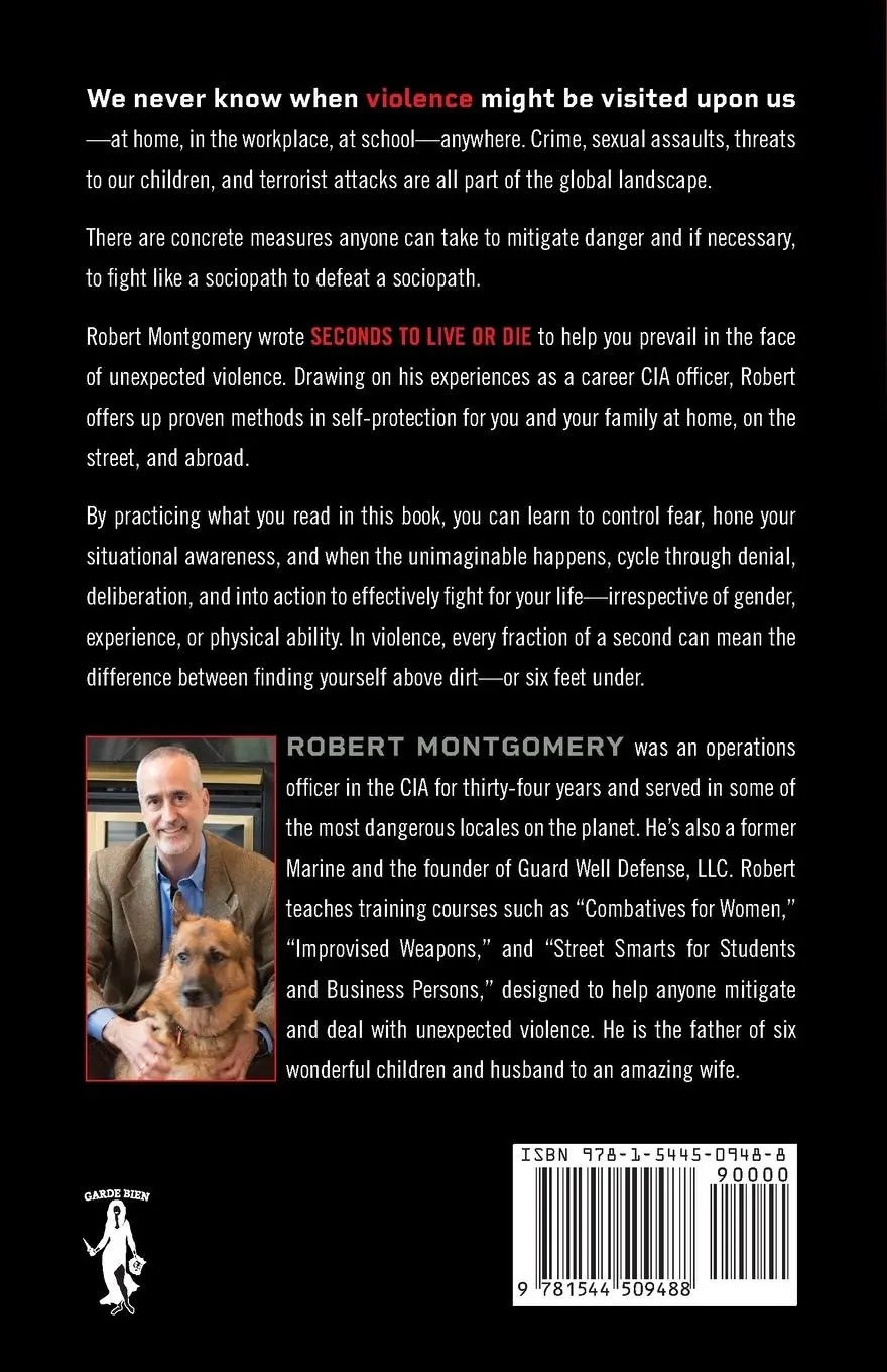 Rückseite: 9781544509488 | Seconds to Live or Die | Life-Saving Lessons from a Former CIA Officer