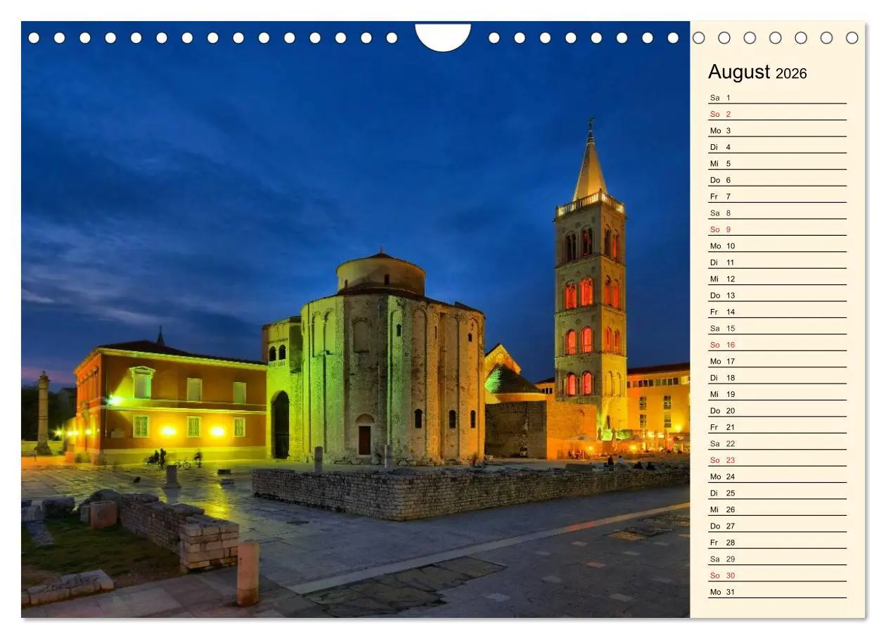 Bild: 9783457979488 | Zadar und Norddalmatien (Wandkalender 2026 DIN A4 quer), CALVENDO...