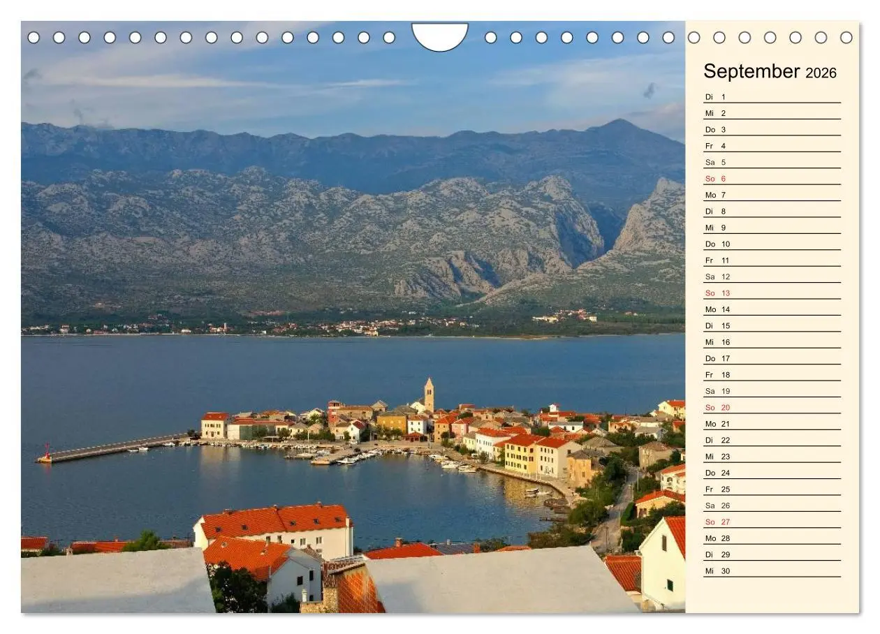 Bild: 9783457979488 | Zadar und Norddalmatien (Wandkalender 2026 DIN A4 quer), CALVENDO...