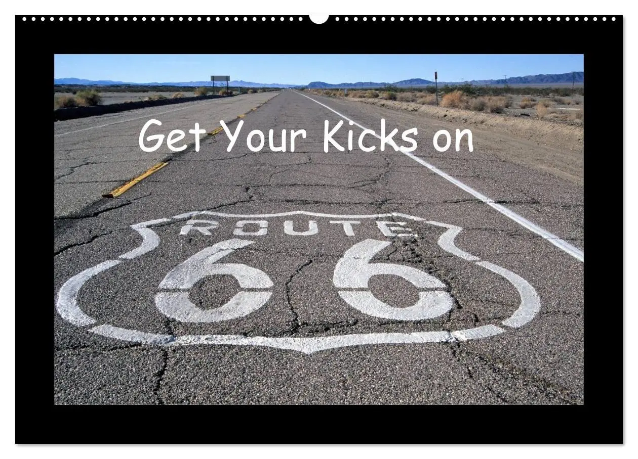 Cover: 9783516209488 | Get Your Kicks on Route 66 (Wandkalender 2026 DIN A2 quer),...