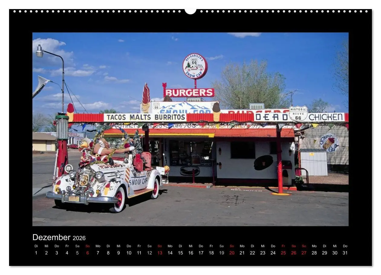 Bild: 9783516209488 | Get Your Kicks on Route 66 (Wandkalender 2026 DIN A2 quer),...