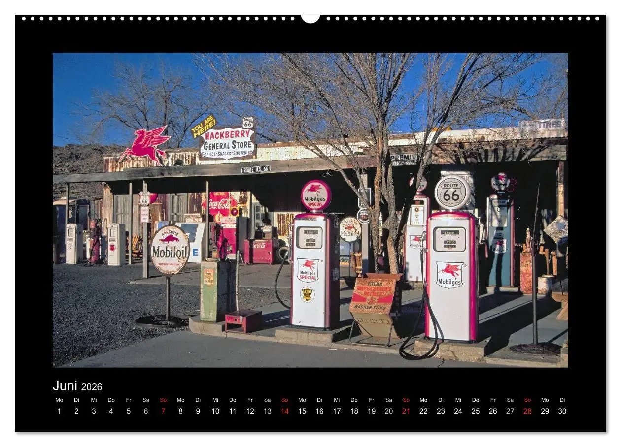 Bild: 9783516209488 | Get Your Kicks on Route 66 (Wandkalender 2026 DIN A2 quer),...