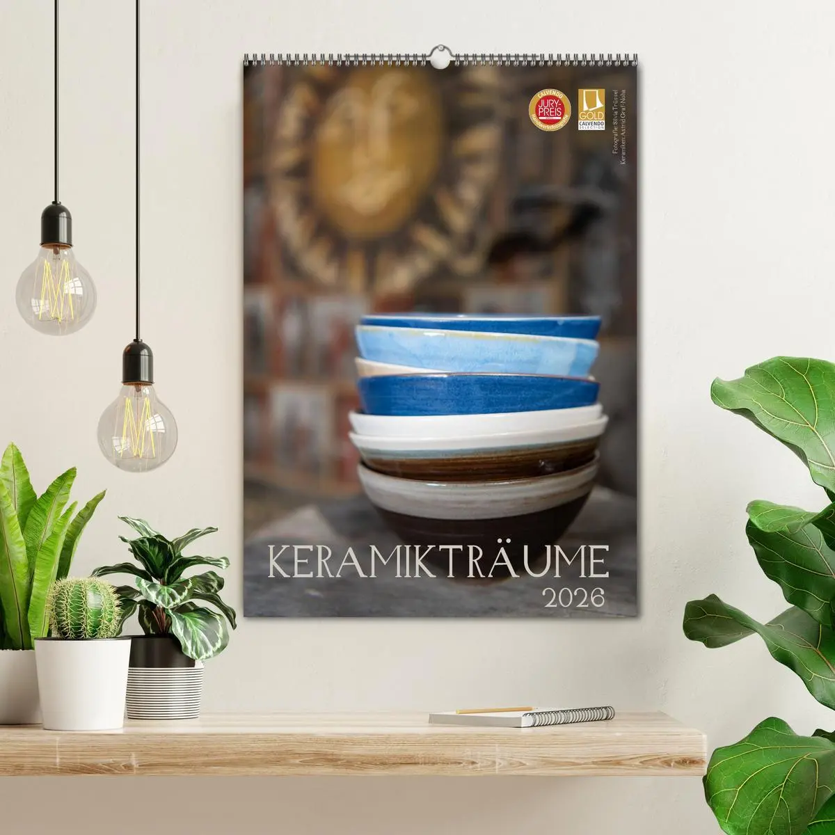 Bild: 9783516379488 | Keramikträume (Wandkalender 2026 DIN A2 hoch), CALVENDO Monatskalender