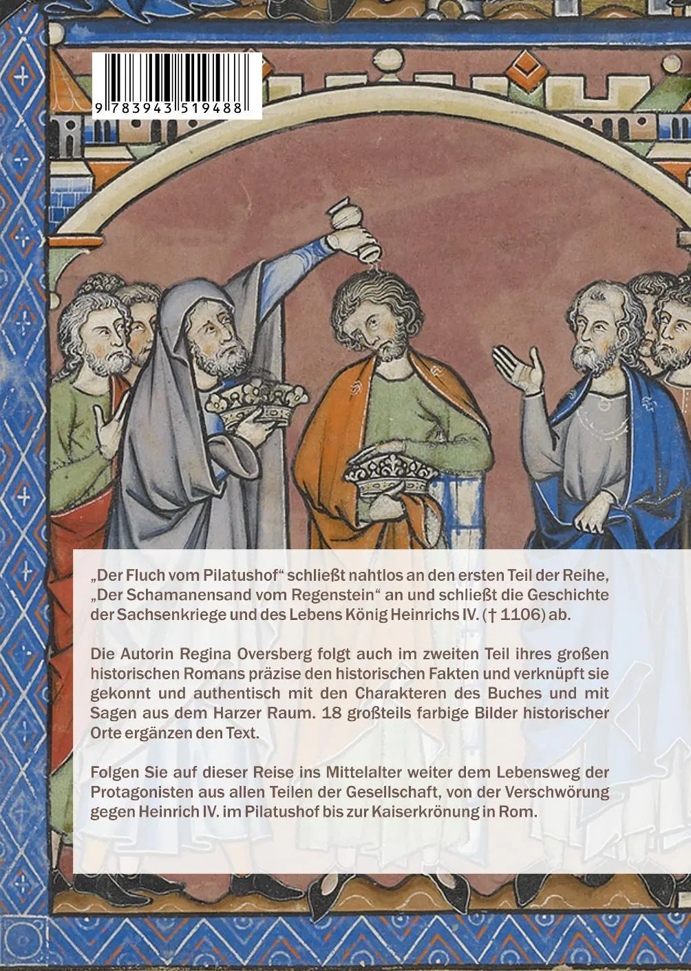 Rückseite: 9783943519488 | Der Fluch vom Pilatushof | Regina Oversberg | Taschenbuch | 304 S.