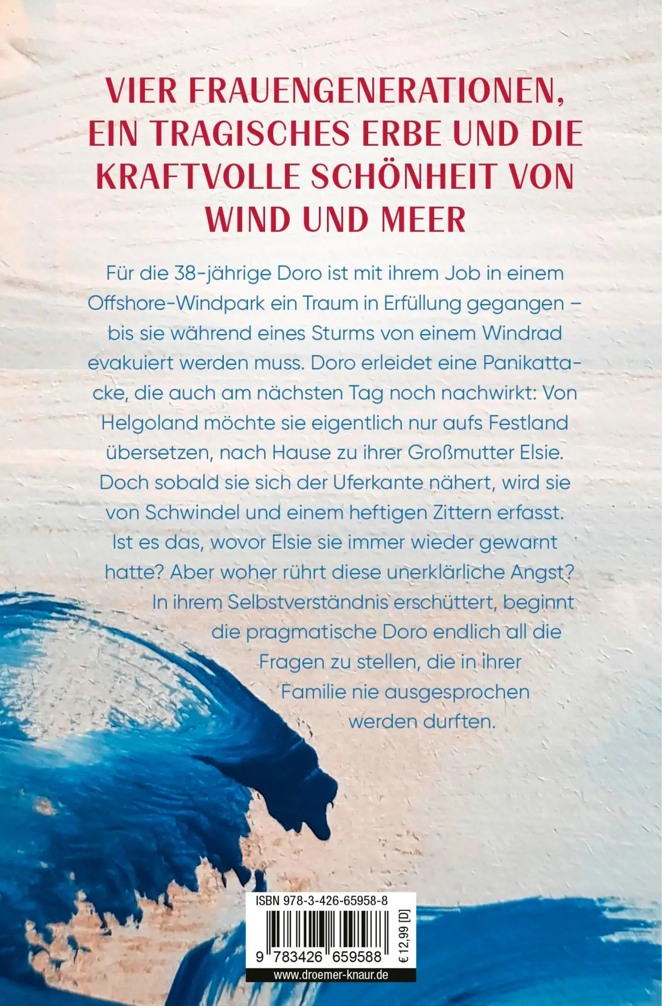 Rückseite: 9783426659588 | Die Frauen von Helgoland. Windflüchterin | Thesche Wulff | Taschenbuch