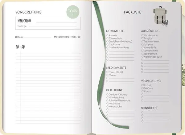 Bild: 9783731889588 | Wandertagebuch-Rucksack | Verlag Korsch | Buch | 160 S. | Deutsch